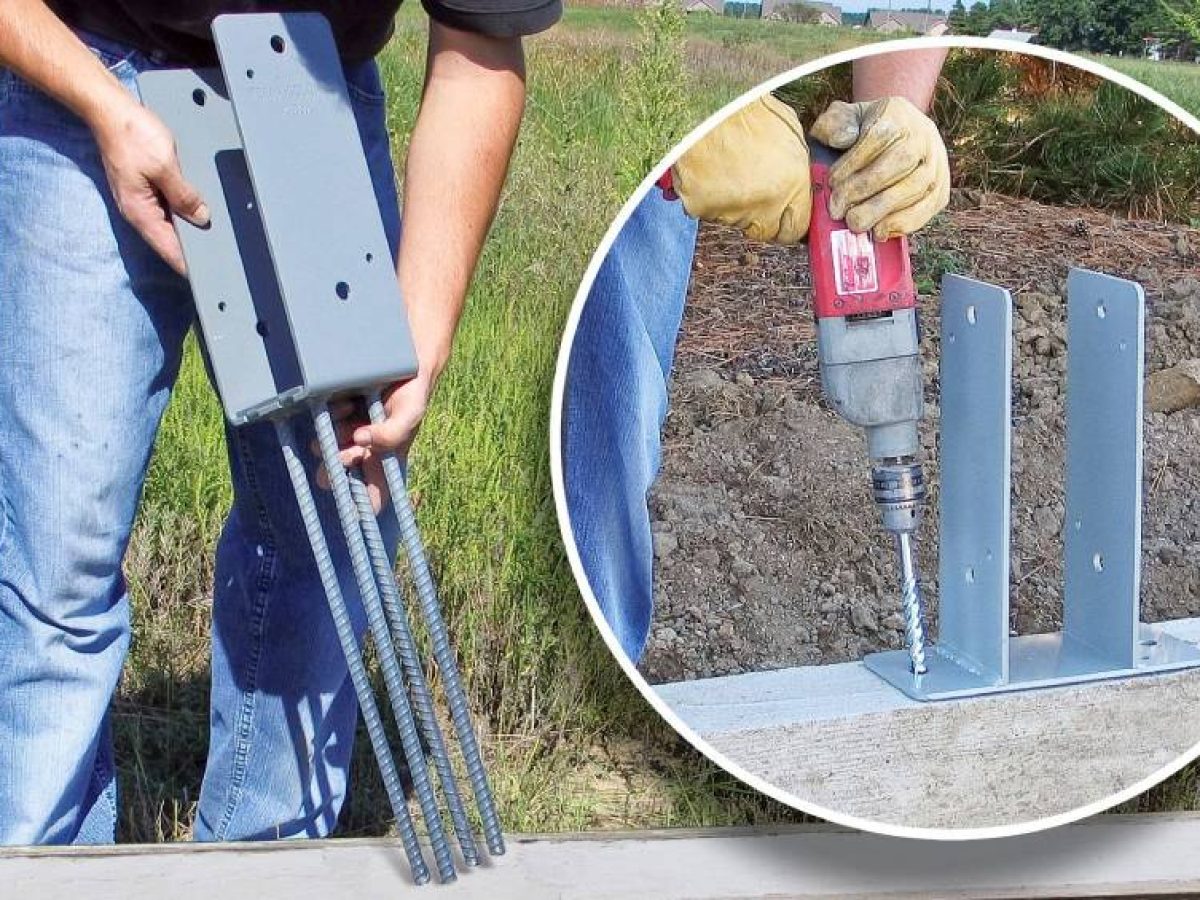 How to Install Post Brackets for Concrete